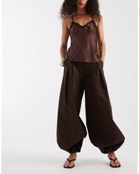 ASOS - Bubble Hem Tailored Balloon Trouser - Lyst