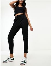 ONLY - Slim Fit Cropped Trousers - Lyst