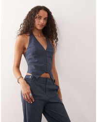 Collusion - Bengaline Fitted Corset Waistcoat - Lyst