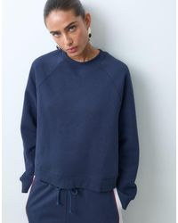 ASOS - Regular Raglan Brushback Sweatshirt - Lyst