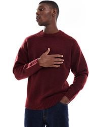 Jack & Jones - Oversized Fluffy Crew Neck Jumper - Lyst