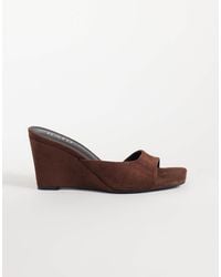 Raid - Juniper mules mit absatz und keilabsatz - Lyst