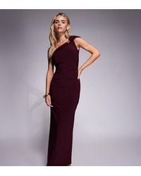 Forever New - Slinky One Shoulder Hardware Detail Maxi Dress - Lyst
