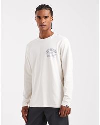Superdry - – athletic essentials – langärmliges oberteil - Lyst