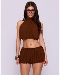 Missy Empire - Puff Ball Top - Lyst
