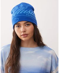 Collusion - Skull Cap Beanie With Graphic Logo - Lyst