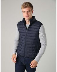 French Connection - Superlight Funnel Neck Puffer Gilet - Lyst