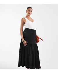 Vero Moda - Gonna Lunga Bohémien A Balze - Lyst