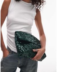 TOPSHOP - – georgia – gefaltete clutch - Lyst