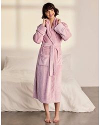 Chelsea Peers - Fleece Long Dressing Gown - Lyst