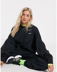 women's nike black sweatshirt
