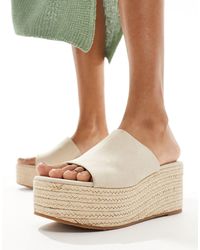 Bershka - – gewebte sandalen - Lyst
