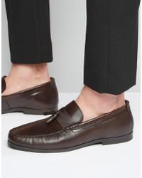 red tape loafers
