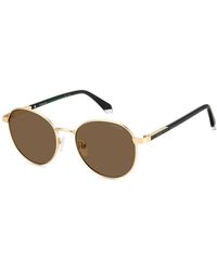 Polaroid Sunglasses - Round Sunglasses With Bronze Polarized Lenses - Lyst