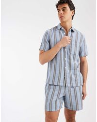 ASOS - Textured Mid Length Shorts - Lyst