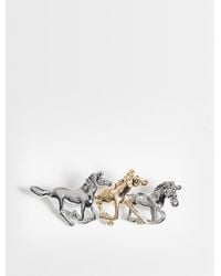 ASOS - Tie Pin With Horse Design - Lyst