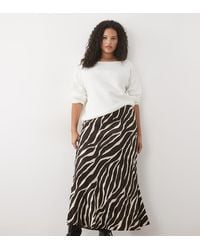 Vero Moda - Mid Rise Satin Maxi Skirt - Lyst