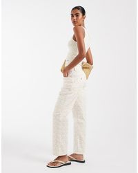 House Of Sunny - Buttercup Jessie Denim Trousers - Lyst