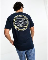 Vans - Circle Checker Drop V T-shirt With Back Print - Lyst