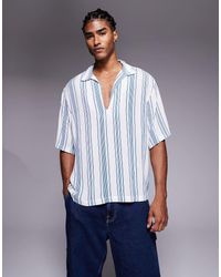 ASOS - Ruimvallend Overhemd Zonder Sluiting - Lyst