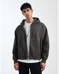 Vans - Premium Full Zip Oversized Hoodie - Lyst