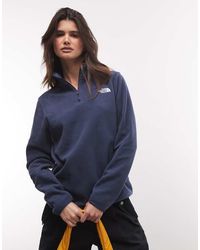 The North Face - Glacier Fleecejack Met 1/4-Rits - Lyst