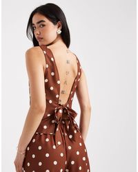 Vero Moda - Sleeveless Tie Back Top Co-ord - Lyst