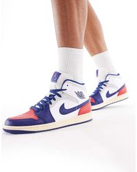 Nike - Nike Air 1 Mid Trainers - Lyst