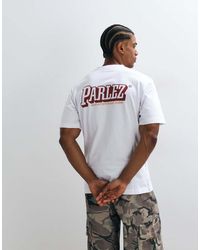 Parlez - T-shirt With Graphic Back Print - Lyst
