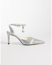 JW PEI - Haidi Pointed Toe Crystal Pumps - Lyst
