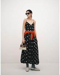 ASOS - Bias Cut Shift Midi Dress With Bubble Skirt - Lyst