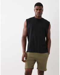 ASOS - – schmal geschnittene, mittellange basic-shorts aus jersey - Lyst