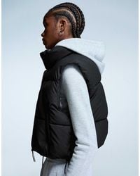 Bershka - – cropped-steppweste - Lyst