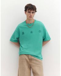 Pull&Bear - Stwd Sun Graphic T-Shirt - Lyst
