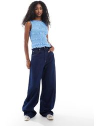 ASOS - Onregelmatig Gesmokte Mouwloze Tanktop - Lyst