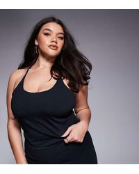 4505 - Curve Icon Yoga Cami With Inner Bra And Adjustable Straps - Lyst