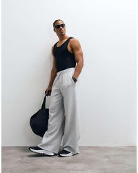 4505 - Ultra Soft Modal Blend Wide Leg Trackies With Zip Pockets - Lyst