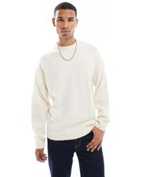 Jack & Jones - Oversized Fluffy Crew Neck Jumper - Lyst