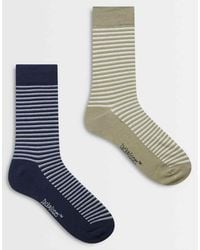 Jack & Jones - 3 Pack Of Stripe Socks - Lyst