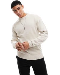 Jack & Jones - Essentials Knitted Jumper With Drop Shoulder - Lyst
