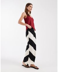 ASOS - Linen Mix Bias Midaxi Skirt - Lyst