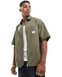 HUGO - Camisa Verde De Manga Corta Ekyz De - Lyst