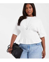 ONLY - Ruched Cinched Waist Top - Lyst