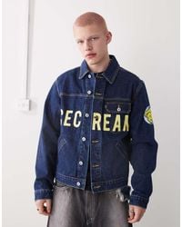 ICECREAM - Chaqueta Vaquera Azul Añil De Estilo Camionero De -Azul Marino - Lyst
