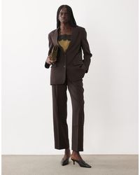 Jdy - High Waist Tailored Straight Leg Trousers Co-Ord - Lyst