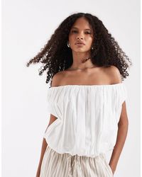 ASOS - Off Shoulder Bubble Top - Lyst