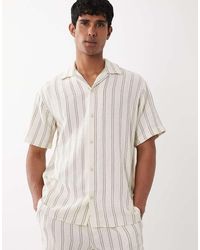 Jack & Jones - Gestreept Overhemd Met Textuur - Lyst