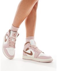 Nike - Nike - air 1 - baskets mi-hautes - et blanc - Lyst