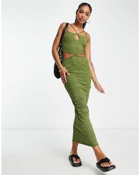 ASOS - Strappy Maxi Dress With Low Rise Skirt - Lyst