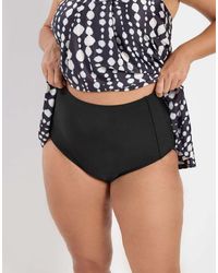 Yours Clothing - Tummy Control High Waisted Bikini Briefs - Lyst